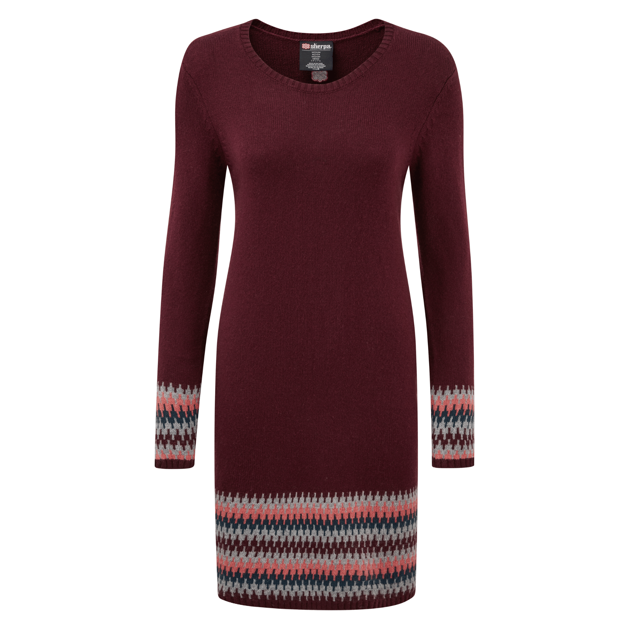 Sherpa Adventure Gear Maya Jacquard Dress in Red