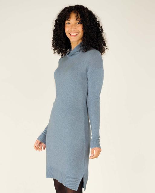 Lhakpa Mock Neck Dress Haze